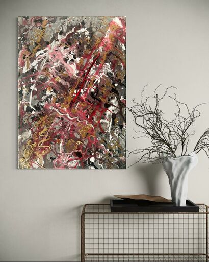 Trouble - a Paint Artowrk by Françoise Surlaplage